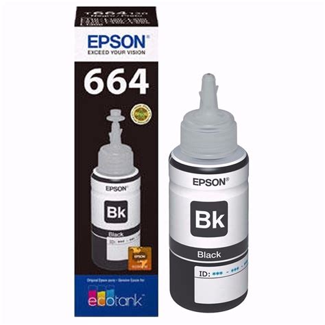 Botella De Tinta Epson T Negro New