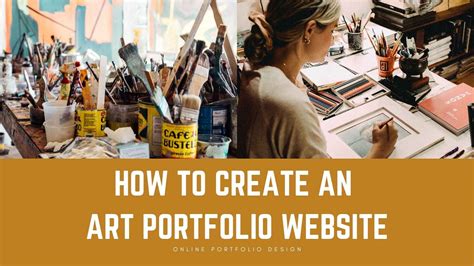 How to Create Art Portfolio Website - Building Your Website - Strikingly