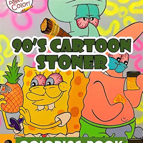 Spongebob Stoner Coloring Pages Etsy