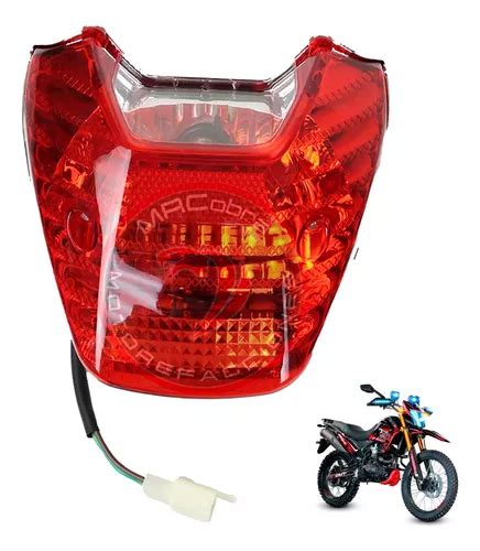 Calavera Mica Trasera Roja 12v Para Vento Crossmax 250 Pro MercadoLibre