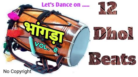 12 Dhol Beats Bhangra Vol2 Mu20 Youtube