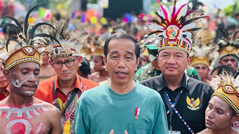 Presiden Jokowi Harap Papua Street Carnival Digelar Tiap Tahun