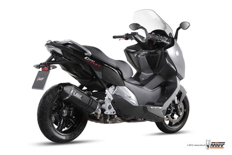 Escape Homologado Mivv Speed Edge En Acero Negro Para Bmw C Gt