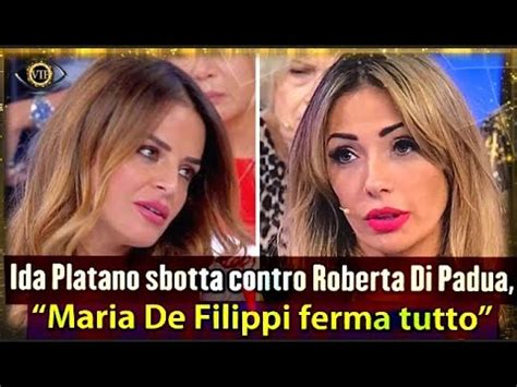 Ida Platano Scontro Fortissimo Con Roberta Di Padua Maria De Filippi