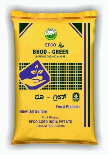 Bio Tech Grade Packaging Size 50kg Bhoo Green Enriched Organic Manure For Agriculture At Rs