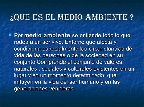 Medio Ambiente Ppt