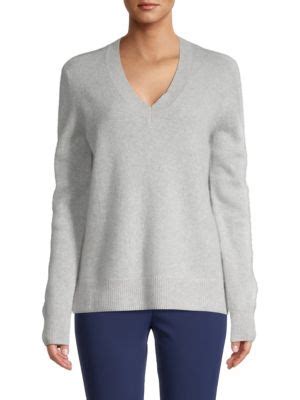 Saks Fifth Avenue Cashmere V Neck Sweater On Sale Saks Off Th