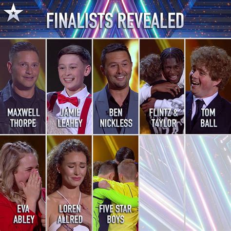 BGT on Twitter: "We now know 80% of the #BGT Final line-up! 🤩 But who will take the two ...