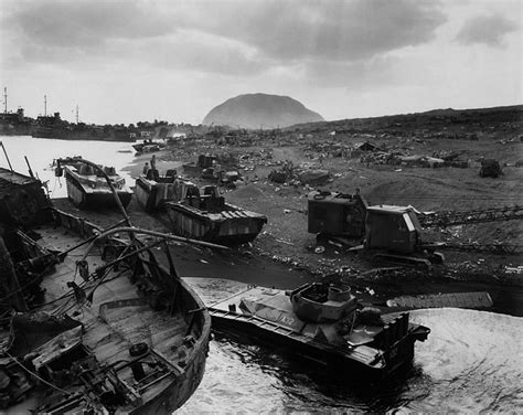 Iwo Jima Beach Destruction Photograph By Restored Vintage Shop Pixels