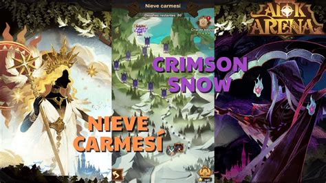 Nieve Carmes Guia Evento Recompensas Afk Arena Crimson Snow Youtube