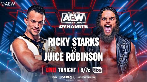 Juice Robinson Vs Ricky Starks Singles Match Aew Dynamite