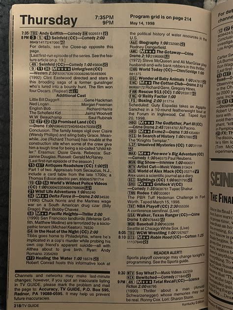 Chicago Area Tv Guide 84