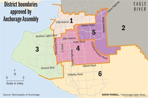 Anchorage Travel Guide For Tourists: A Map Of Anchorage, Alaska ...