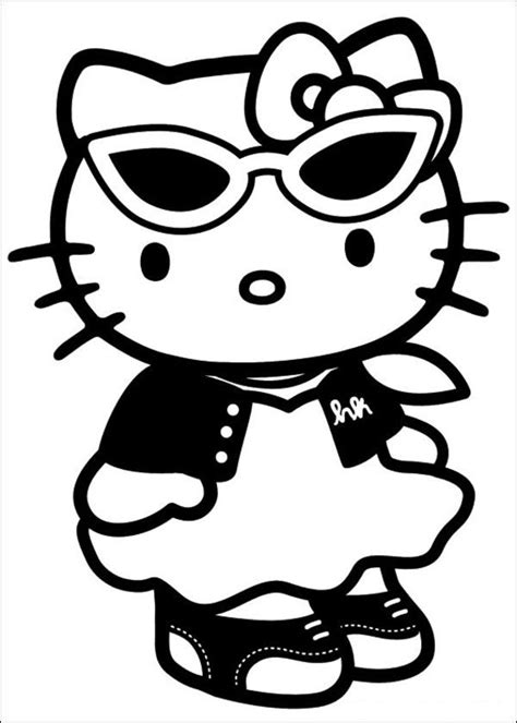 52 Best Hello Kitty Coloring Pages Images On Pinterest Coloring Books