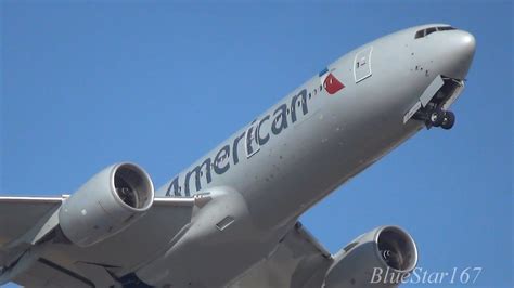 American Airlines Boeing Er N An Takeoff From Nrt Rjaa