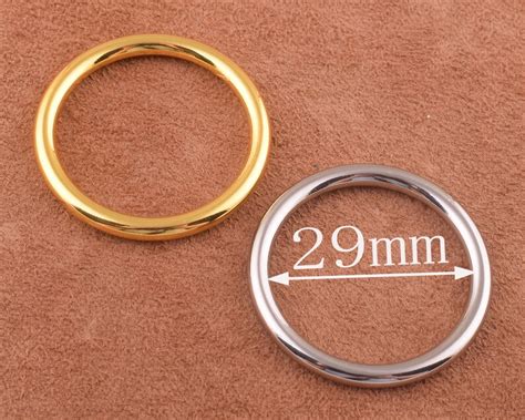 Metal O Ring 6pcs Gold Light Gold Silver NON Welded O Buckle Etsy