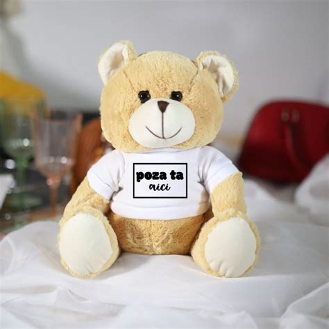 Urs Teddy Personalizat Cu Poza Ta X Cm