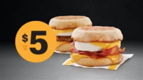 McDonald's Canada Deals & Promotions: Get 2 McMuffin Sandwiches for ...