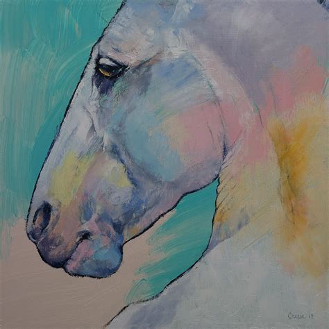 Lipizzan Stallion Painting By Michael Creese Fine Art America