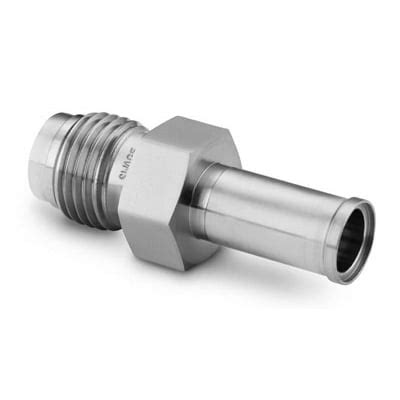 L Stainless Steel High Flow Vcr Fitting Automatic Tube Weld Body