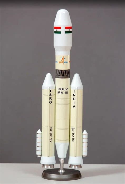 Indian ISRO GSLV MK3 Rocket Spacecraft Launch Vehicle Scale Model - Etsy