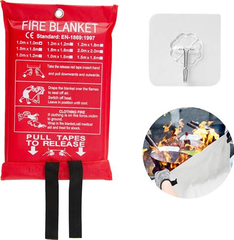 Amazon Yatikt Emergency Fire Blanket Prepared Hero Emergency Fire