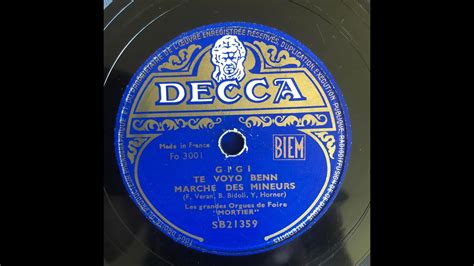 Les Grandes Orgues De Foire Mortier Decca SB 21359 A Side Arranged