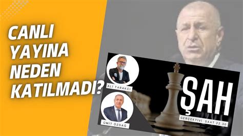 ÖZDAĞ SİNAN OĞAN İLE İLGİLİ SORULARA YANIT VERMEMEK İÇİN Mİ CANLI