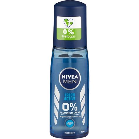 Nivea Men · Deo Fresh Active Vapo For Men · All Skintypes For Men • Migros