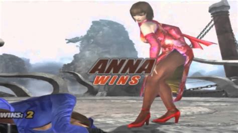 Tekken 5 Anna Williams All Intros And Win Poses Youtube