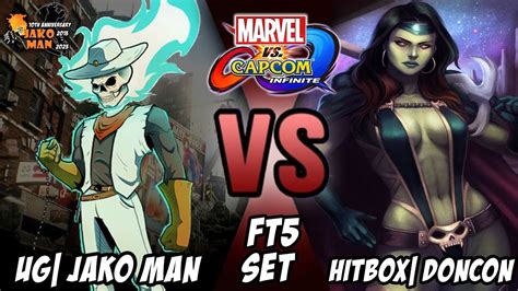 MVCI FT5 Set UG Jako Man VS HITBOX DonCon YouTube