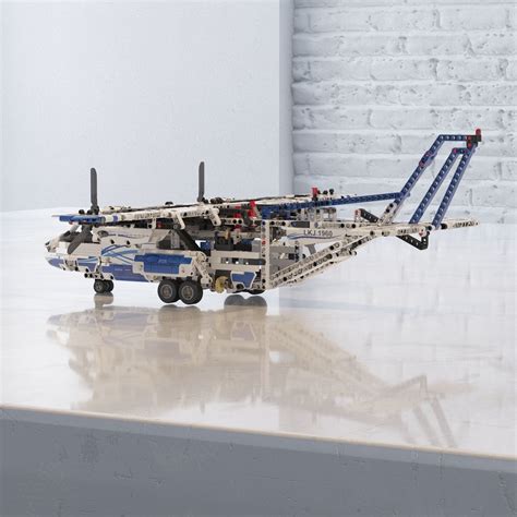 Lego Technic Cargo Plane 42025 3d Model Cgtrader