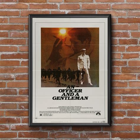 An Officer And A Gentleman Movie Poster Home Decor Classic Movie