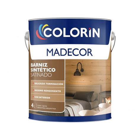 Barniz Colorin Madecor Satinado 4 Lt A70547