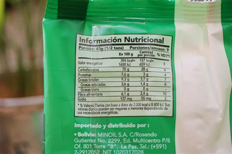 Etiquetas De Alimentos Explicadas Sodio