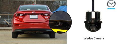 Mazda 3 Reversing Rear View Camera Kit With Guidelines