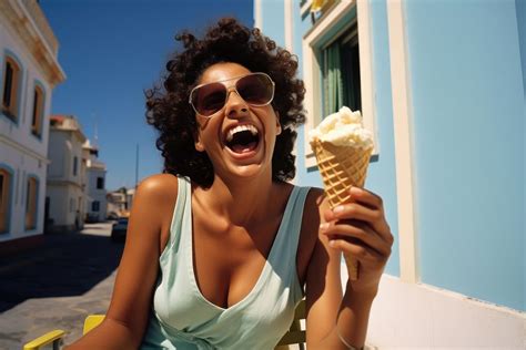 Brazilian Woman Laughing Glasses Sunny Free Photo Rawpixel