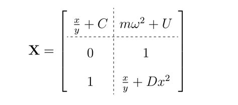 Matrix in latex - marketsasev