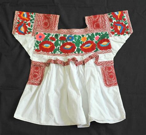 Puebla Mexico Nahua Blouse Textiles Nahua Blouse From Chac Flickr