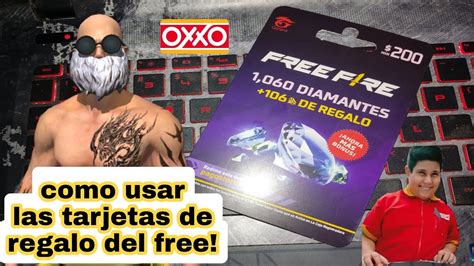 COMO CANJEAR LAS TARJETAS DEL OXXO DE FREE FIRE 2024 MAS DIAMANTES