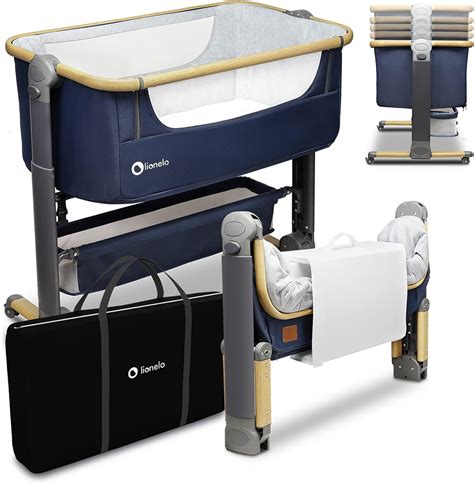 LIONELO Timon 3en1 Camita para niños hasta 9 kg Regulación de la Altura