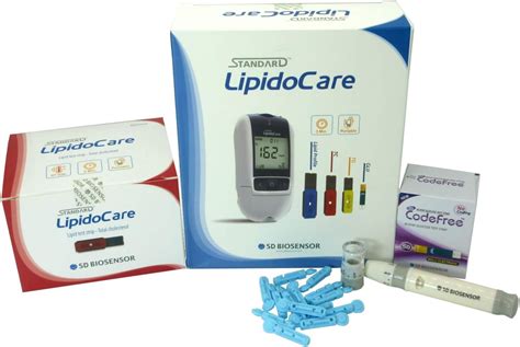 Lipidocare Meter Total Cholesterol Test Strips Glucose Test Strips