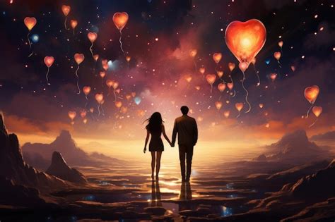 O Ceu Se Une A Terra Com Um Beijo Apaixonado