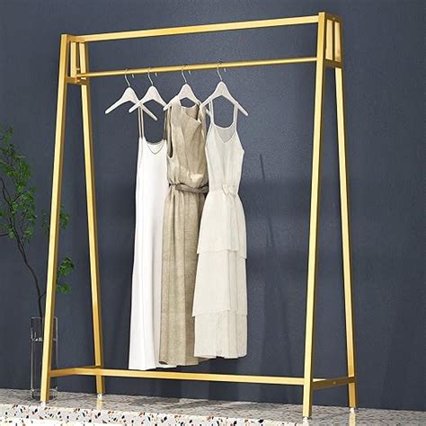 Amazon Homekayt Gold Clothing Racks For Hanging Clothes Modern