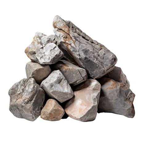 AI generated a pile of rocks on a transparent background 35995898 PNG