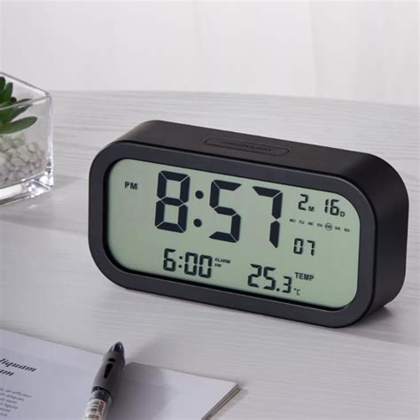 Reloj De Mesa Digital Lcd Multifuncional Precio Bajo Reloj De Mesa