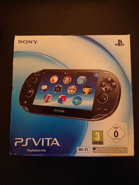 Sony PSV Vita PCH 1004 Konsole Wi Fi Schwarz OVP CIB DE Kaufen