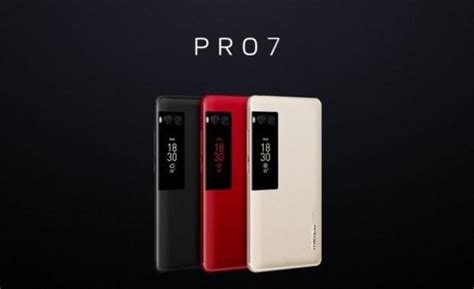 Meizu unveils Pro 7: Dual camera, secondary display