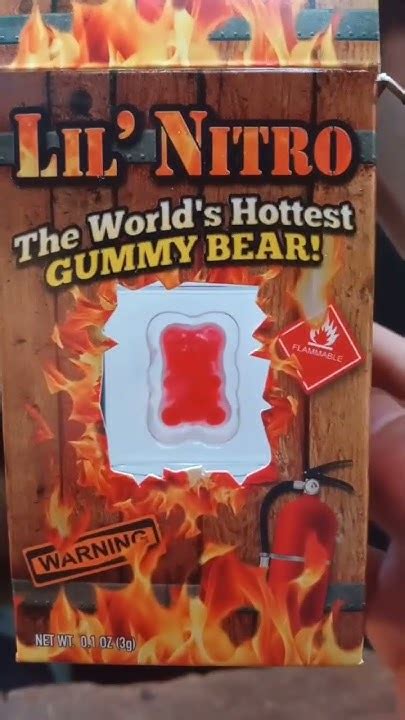 Lil Nitro Worlds Hottest Gummy Bear Challenge Full Vid In The Comments