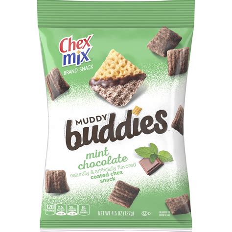 Chex Mix Muddy Buddies Mmf7 Mint Chocolate 4 5 Oz Pack Of 7